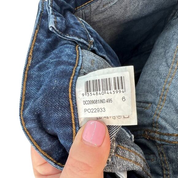 Dissh Bronx Indigo Mid Rise Cargo Jeans in Indigo Blue Size US 2 - Picture 14 of 16